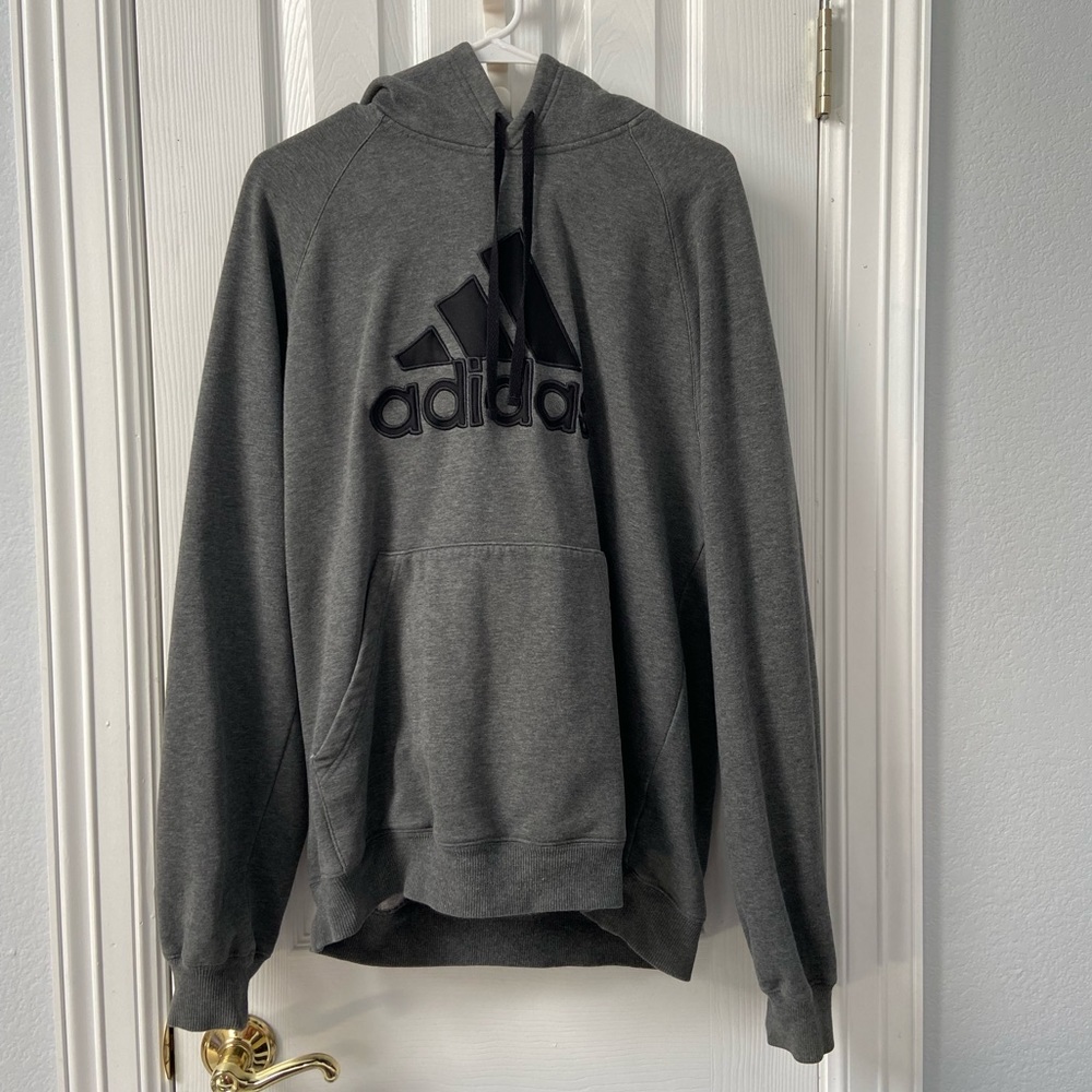 Gray Adidas Hoodie